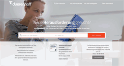 Desktop Screenshot of duerenhoff.de